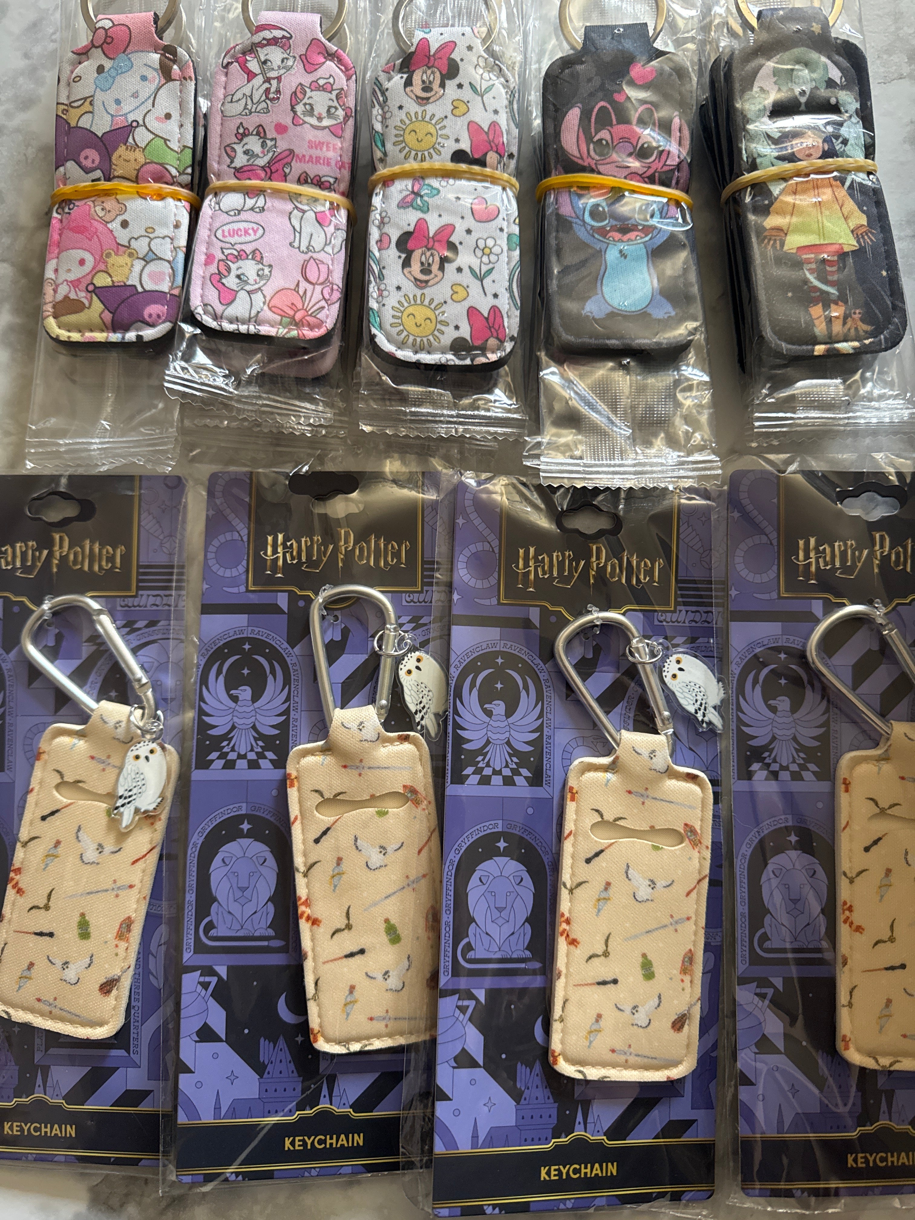 Lip balm keychain